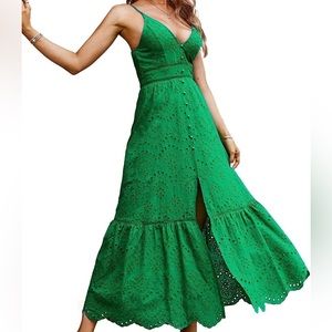 Spaghetti strap maxi dress